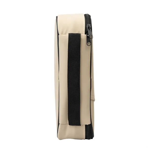 Hudson rPET Leatherette Tech Organizer