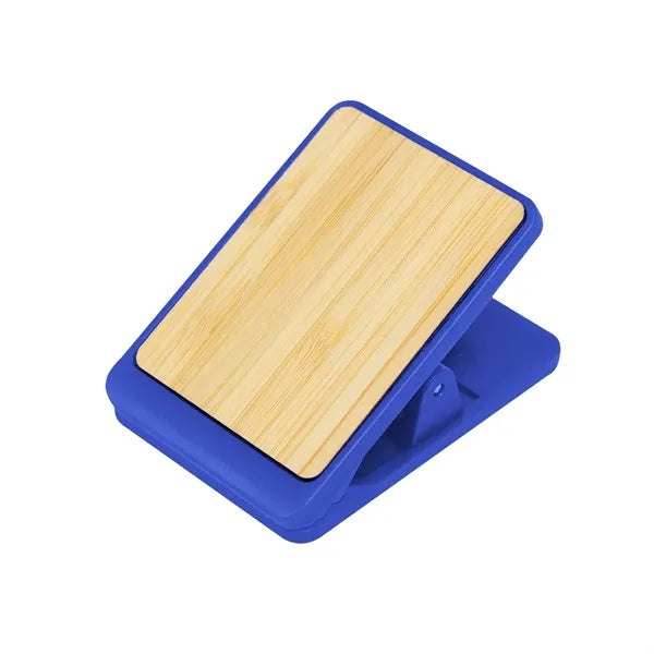 MAGNETIC CLIP WITH BAMBOO ACCENT