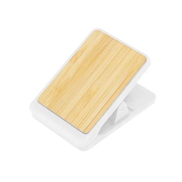 MAGNETIC CLIP WITH BAMBOO ACCENT