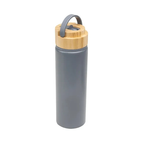 27 Oz. Ellis Recycled Aluminum Bottle With Bamboo Lid