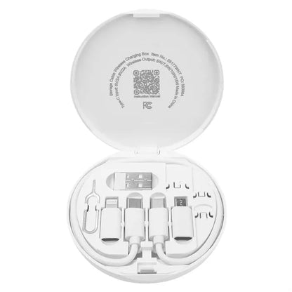Charging Cord & Adapter Set In Wireless Charging Case