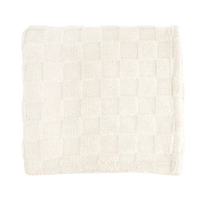 rPET Checkered Sherpa Blanket