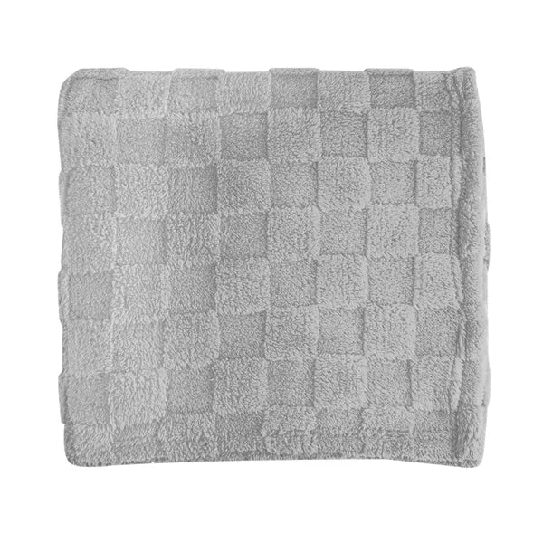rPET Checkered Sherpa Blanket