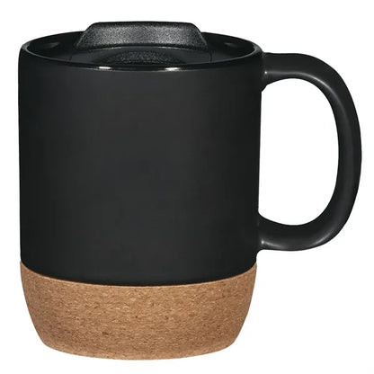 14 Oz. Full Color Cork Base Ceramic Mug
