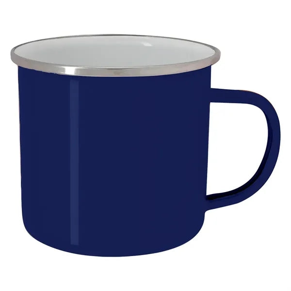 16 Oz. Full Color Steel Campfire Mug