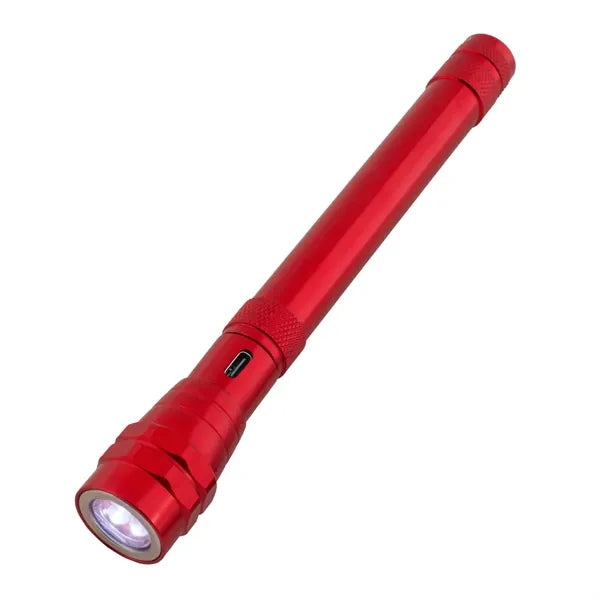 Telescopic Rechargeable Recycled Aluminum Flashlight With...