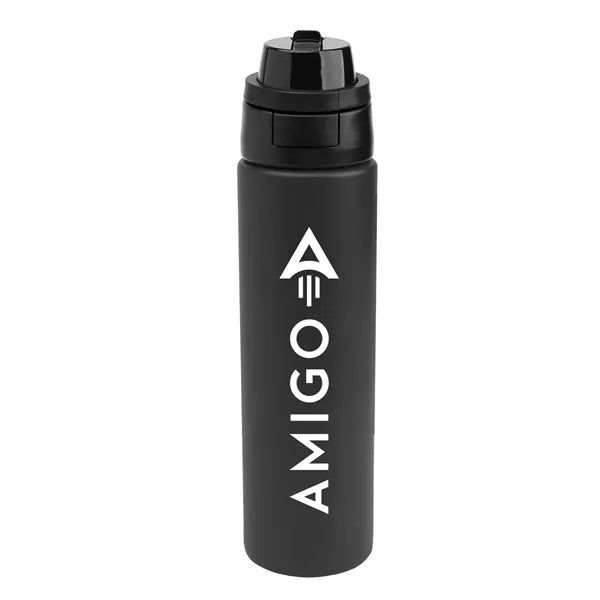 24 Oz. Pop Sip & Chug Recycled Stainless Steel Bottle
