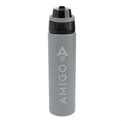 24 Oz. Pop Sip & Chug Recycled Stainless Steel Bottle