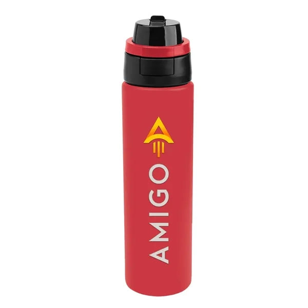 24 Oz. Pop Sip & Chug Recycled Stainless Steel Bottle