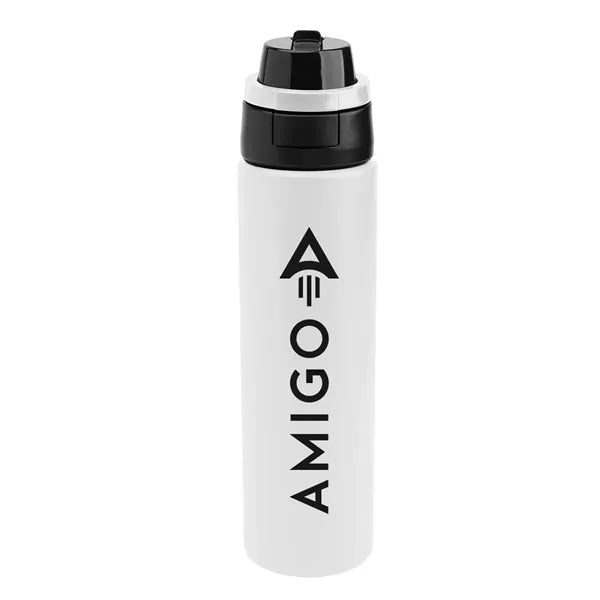 24 Oz. Pop Sip & Chug Recycled Stainless Steel Bottle