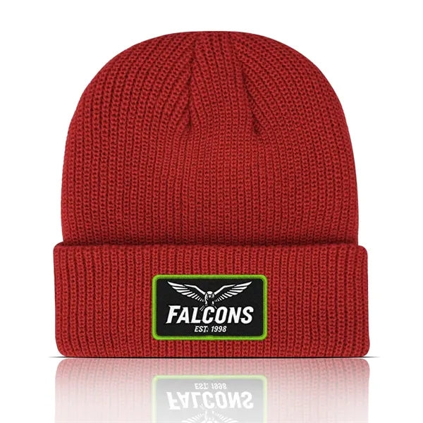 100% Acrylic Rib-Knit Beanie