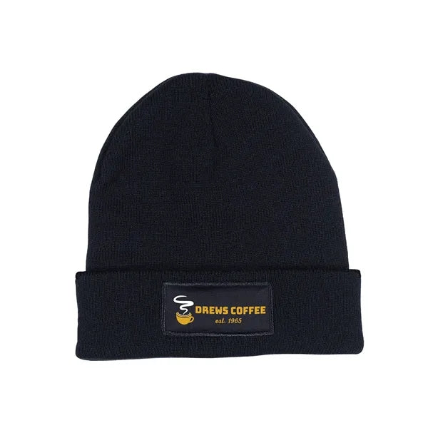 Knit Beanie With Patch