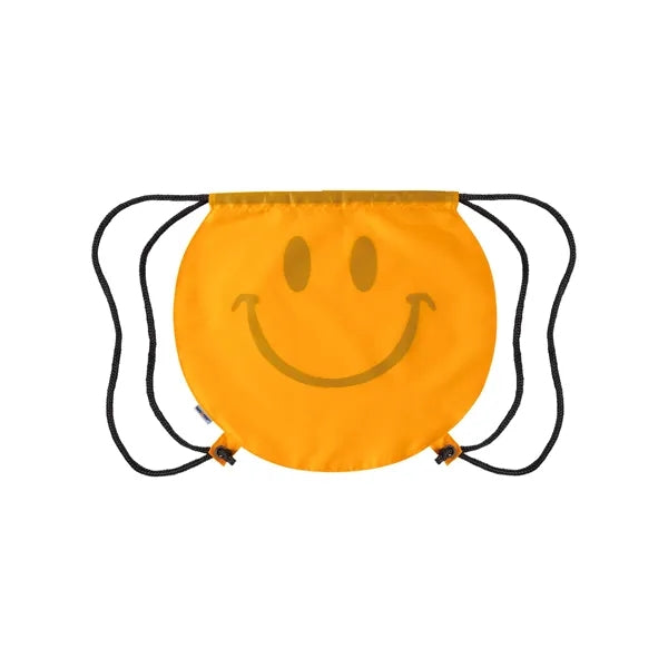 Smiley Face Drawstring Bag