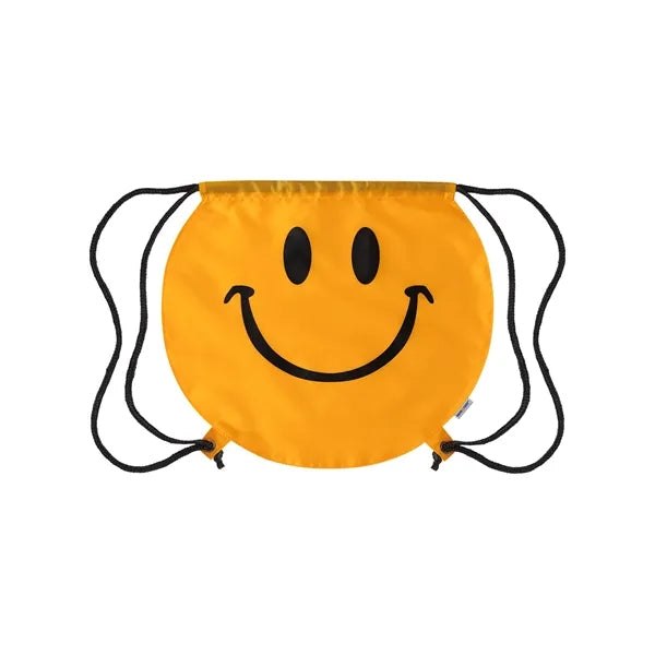 Smiley Face Drawstring Bag
