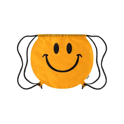 Smiley Face Drawstring Bag
