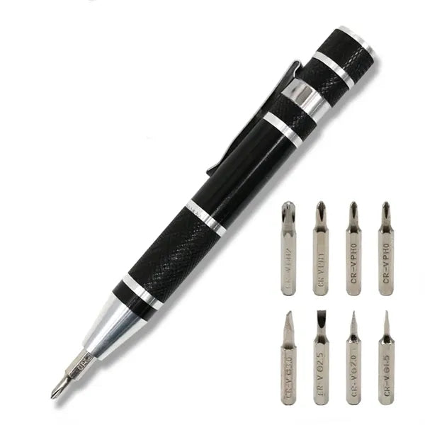 Pocket Screwdriver Kit 8-in-1 Multi-Tool Pen