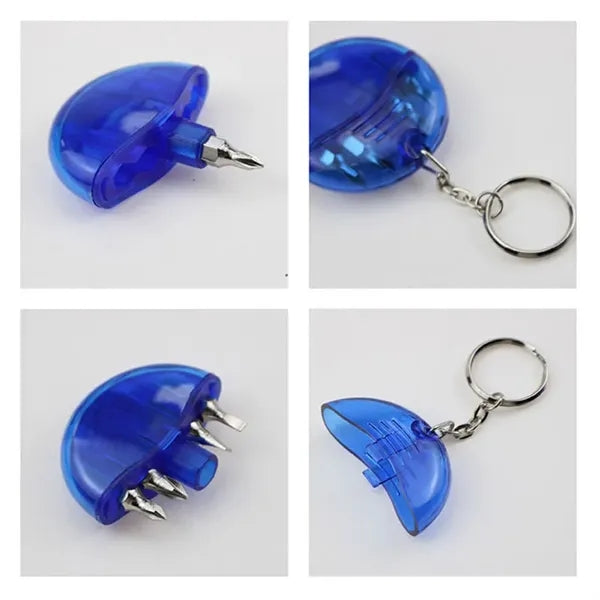 4-in-1 Screwdriver Keychain Multi Tool