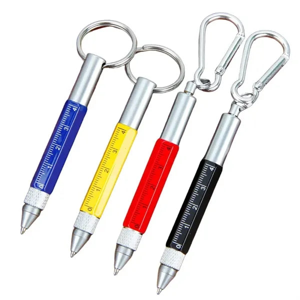 Multifunction Screwdriver Ballpoint Pen withe Keychain