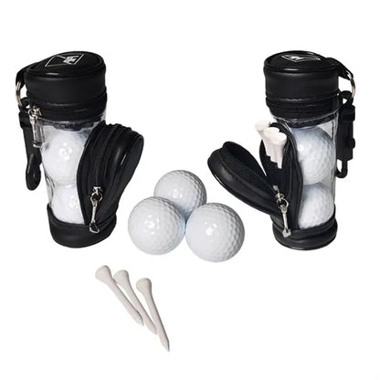 Mini Golf Ball Pack Pouch with Three Ball