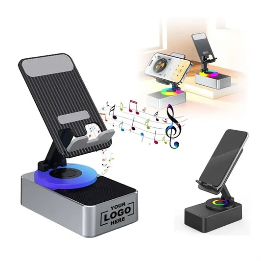 Wireless Bluetooth Speaker Foldable Phone Holder