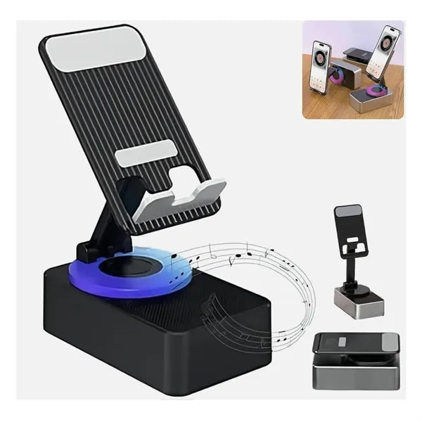 Wireless Bluetooth Speaker Foldable Phone Holder