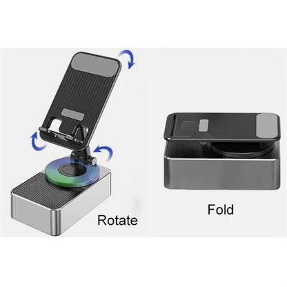 Wireless Bluetooth Speaker Foldable Phone Holder