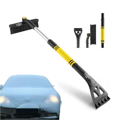 2 in 1 Extendable Snow Brush and Detachable Ice Scraper