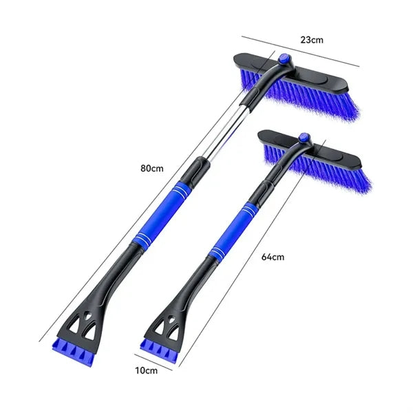 2 in 1 Extendable Snow Brush and Detachable Ice Scraper