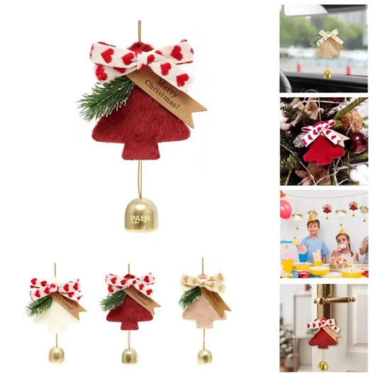 Christmas Tree Gold Jingle Bell