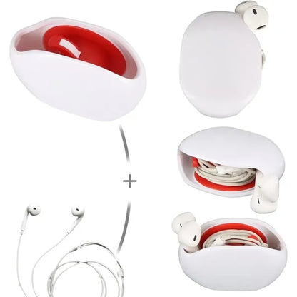 Tangle-Free Cable Winder For Earphones And Chargers