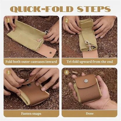 Multi-Functional Canvas Foraging Waist Bag