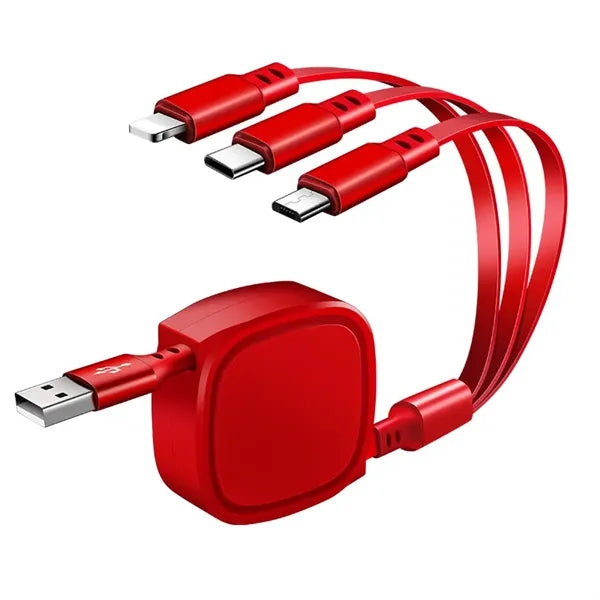 Retractable 3 in 1 Charging Cable