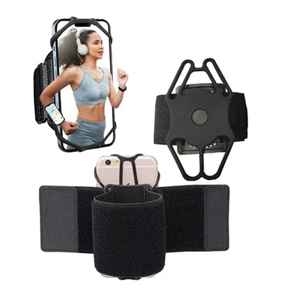 Rotatable Wristband Phone Holder for Running