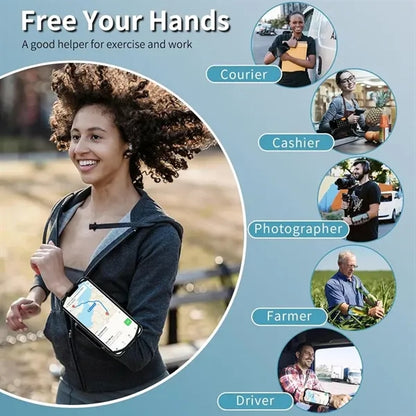 Rotatable Wristband Phone Holder for Running