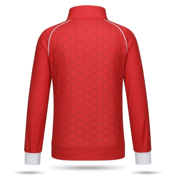 Athletic Raglan Full Zip Unisex Jacket with Sublimation