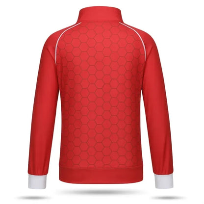 Athletic Raglan Full Zip Unisex Jacket with Sublimation