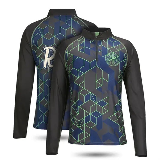 Sublimated Athletic Quarter Zip Raglan Pullover