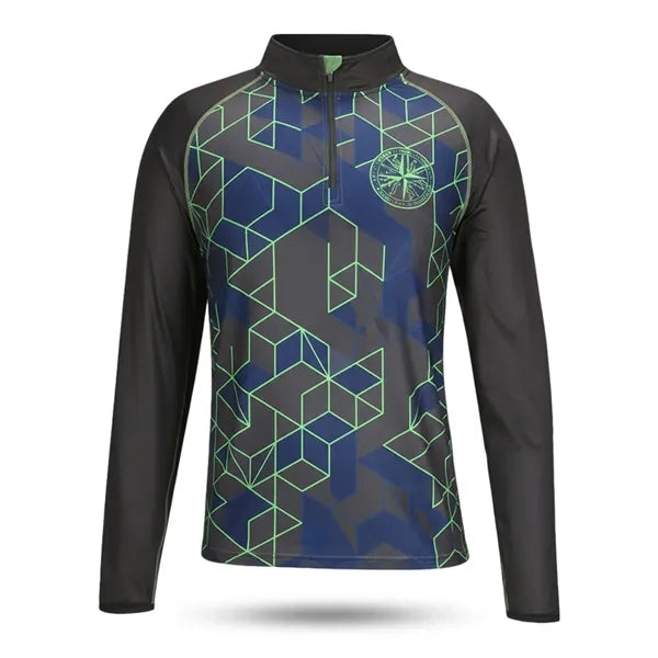 Sublimated Athletic Quarter Zip Raglan Pullover