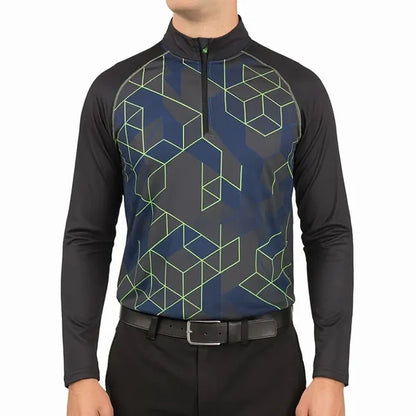 Sublimated Athletic Quarter Zip Raglan Pullover