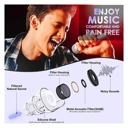 EDM High Fidelity Concert Earplugs Rave Essentials
