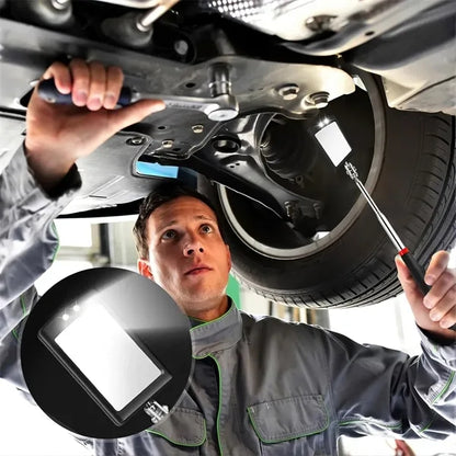 Telescoping LED Lighted Inspection Mirror 360 Swivel