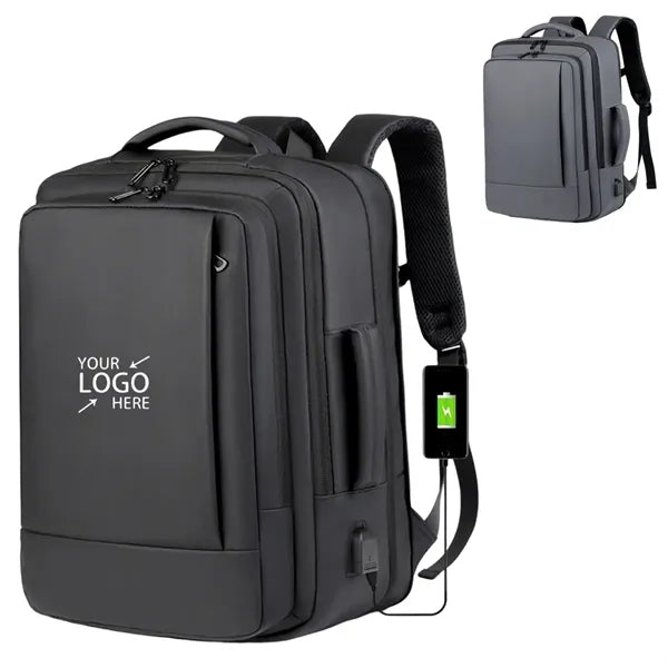 Flight Approved Expandable Laptop Travel Backpack Carry On