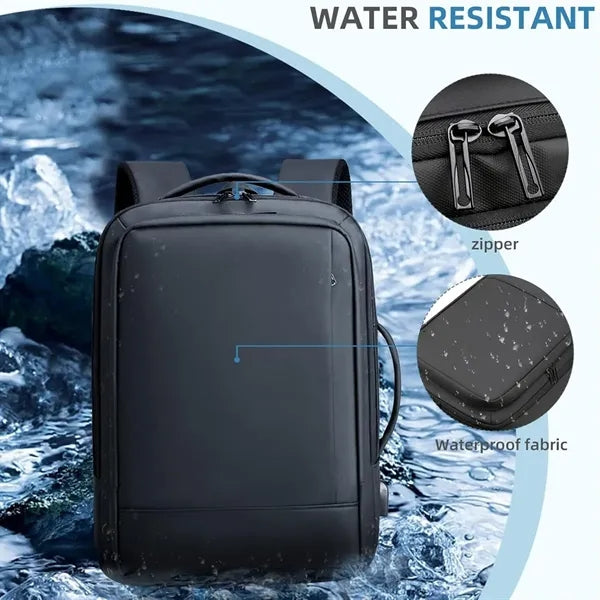 Flight Approved Expandable Laptop Travel Backpack Carry On