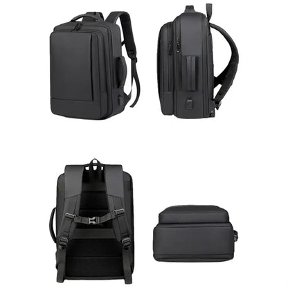 Flight Approved Expandable Laptop Travel Backpack Carry On