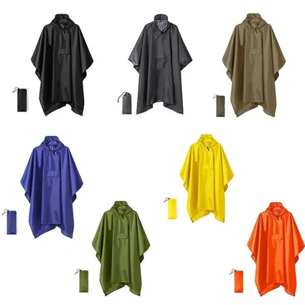 3-in-1 Multifunctional Raincoat Tactical Rain Poncho