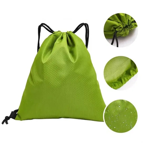 Waterproof Oxford Drawstring Backpack Sports Storage Bag