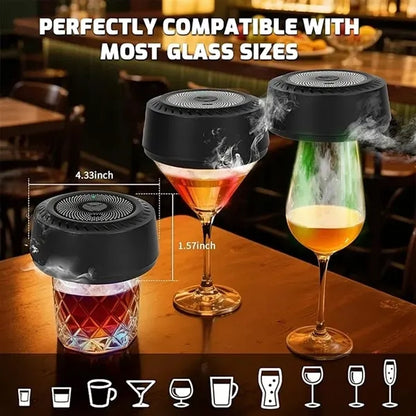 Electric Whiskey Smoker Kit Rechargeable