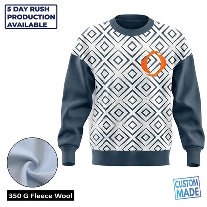 Unisex & Kids' Sublimation 350G Fleece Sweatshirt - Economy