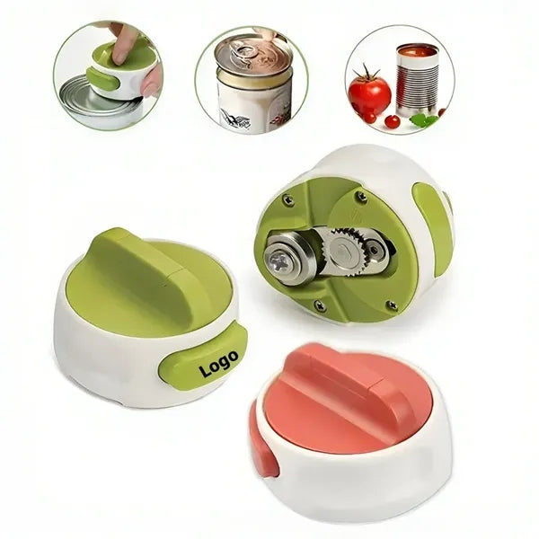 Compact Manual Can Opener Twist-Release