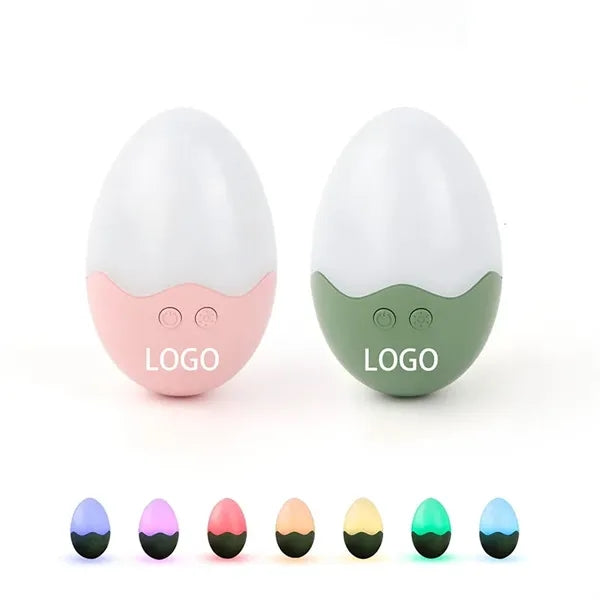 Portable Egg Shape Color Changing Night Light